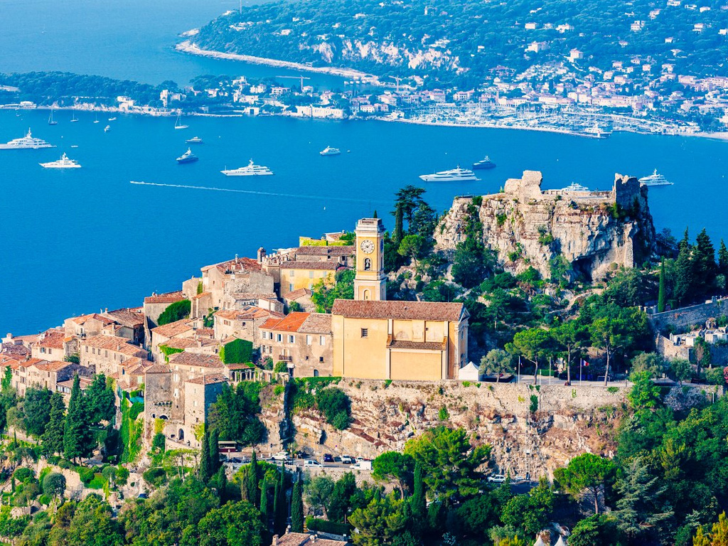 Eze Village, the most stunning Panorama on the Cote d'Azur