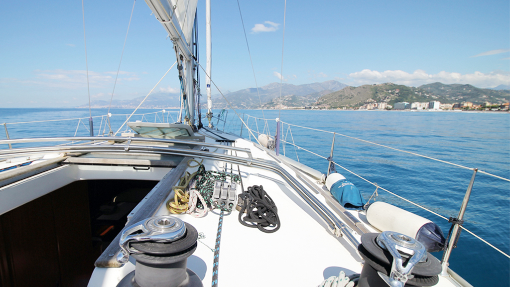 Sailing on the Ligurian Coast
